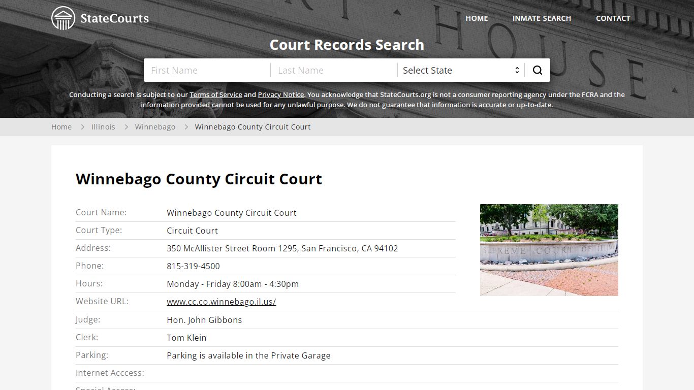 Winnebago County Circuit Court - State Courts